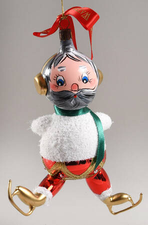 Holiday Heirloom Santa Ornaments Skating Santa;Limited Edition - Boxed