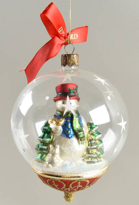 Globe Ornaments Snowman Snowglobe - Boxed