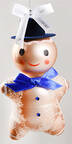Holiday Heirlooms Ornaments Gingerbread-Man (Blue Bow) - No Box Nb41a