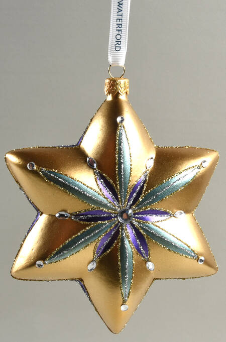 Holiday Heirlooms Ornaments Gold Star  - No Box