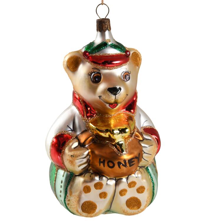 Holiday Heirlooms Ornaments Christmas Honey Bear - Boxed