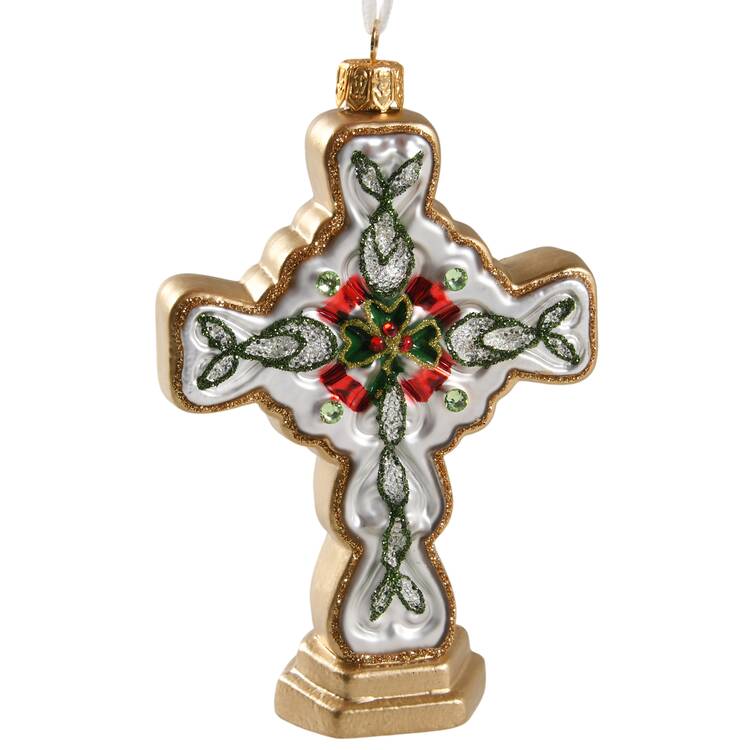 Holiday Heirlooms Ornaments Cross - Boxed