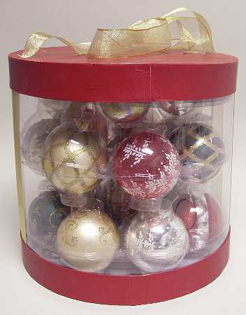 Holiday Heirloom Red, Green, Gold Christmas Spirit (21pc Set) - Boxed