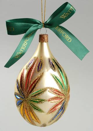 Multicolor Cut and Faceted Starburst Egg - No Box