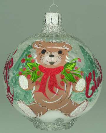 Baby's 1st Christmas Teddy Bear Snowball-Undated - Boxed