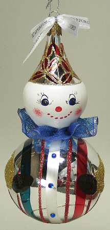 Holiday Heirlooms Ornaments Round Clown - Boxed