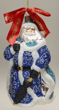 Holiday Heirloom Santa Ornaments Rainy Day Santa-With Umbrella - Boxed