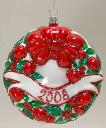 Holiday Heirlooms Ornaments Wreath-2008 - No Box