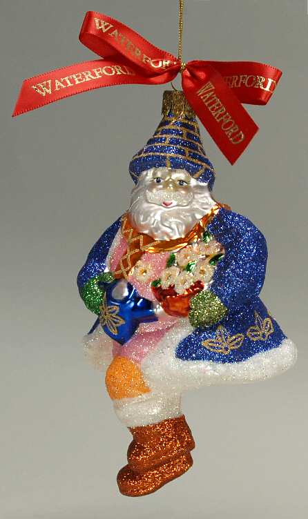 Holiday Heirloom Santa Ornaments Spring Santa-Flowers,Watering Can - No Box