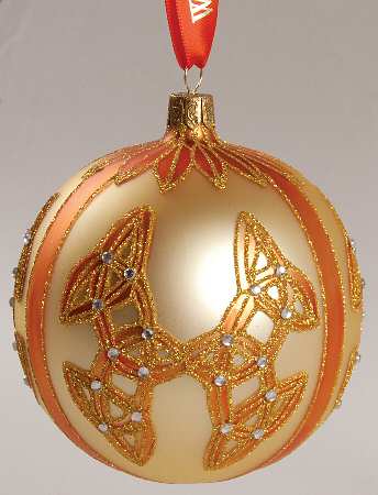 Irish Splendor-Holiday Heirloom Celtic Diamond Knot Ball - No Box