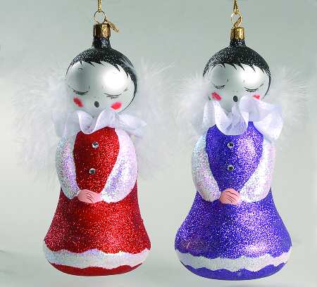Religious Holiday Heirloom Sugar Plums Snow Angels(Set Of 2) - No Box