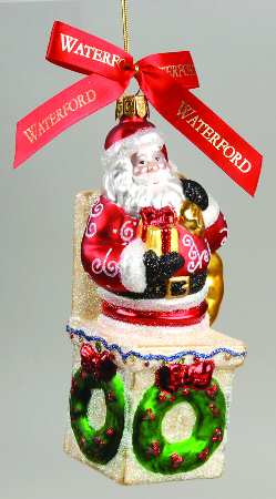 Holiday Heirloom Santa Ornaments Winter Santa Jack-In-The-Box - Boxed