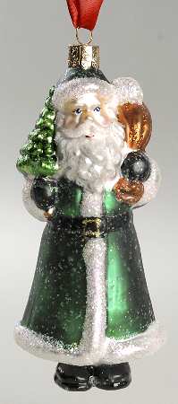 Holiday Heirloom Santa Ornaments Holiday Santa - Boxed