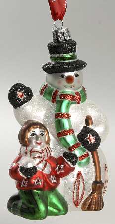 Holiday Heirlooms Ornaments Jolly Snowman-Christmas Wonders - Boxed
