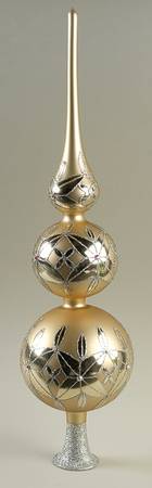 Tree Toppers-Blown Glass Lismore 60th Anniversary - No Box
