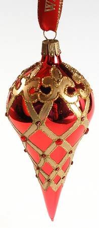 Holiday Heirloom Red and Gold Ruby Spire - Boxed