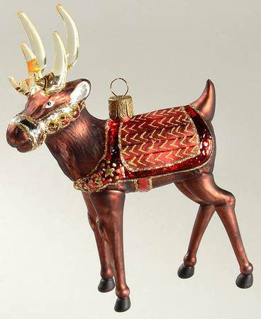Holiday Heirlooms Ornaments North Pole Reindeer - No Box