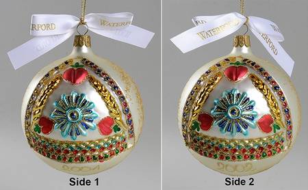 Holiday Heirlooms Ornaments Hope For Abundance Ball-2002 - Boxed