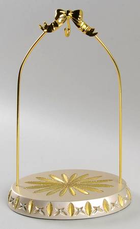 Holiday Heirloom Ornament Stands Lismore Arch Stand-Gold - Boxed