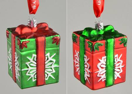 Holiday Heirlooms Ornaments Snowflake Gift Box(Set Of 2) - No Box