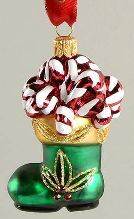 Holiday Heirlooms Ornaments Santa's Boot - No Box