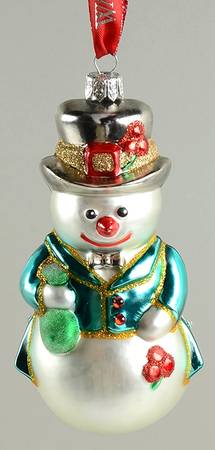 Holiday Heirlooms Ornaments Snowman Seth - Boxed
