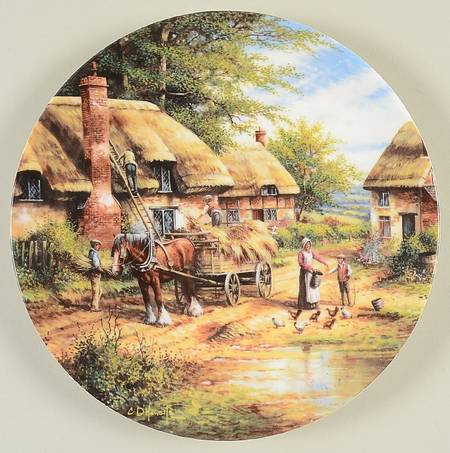 Country Days Mending The Thatch - No Box