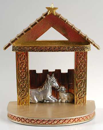 Nativity Series-Holiday Heirloom Creche Display Stand - Boxed