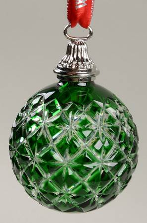 Annual Ball Ornament #2 Emerald Cased Ball Ornament - Boxed