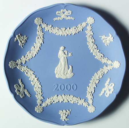Wedgwood Annual Jasperware Plate Hebe And The Eagle - Boxed