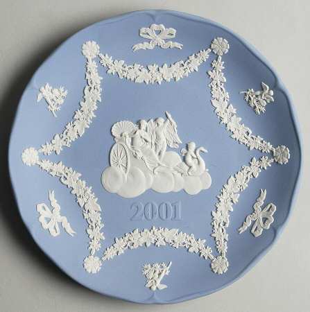 Wedgwood Annual Jasperware Plate Venus & Chariot - Boxed