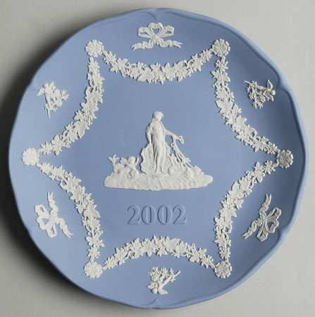 Wedgwood Annual Jasperware Plate Venus & Dolphins - Boxed