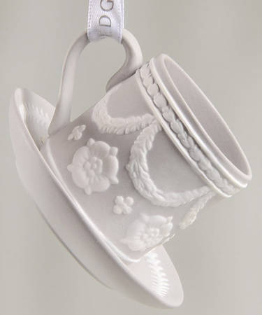 Iconic Collection Cup & Saucer-Gray (Can Shape) - No Box