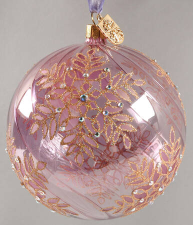 Russian Snowflake Series-Jim O'Leary Amethyst Snowflake Ball - Boxed