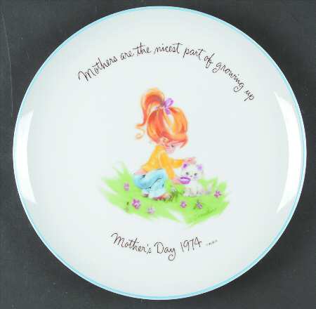 Gigi Mother's Day Plate Mothers Are The Nicest Part Of Growing U - No Box