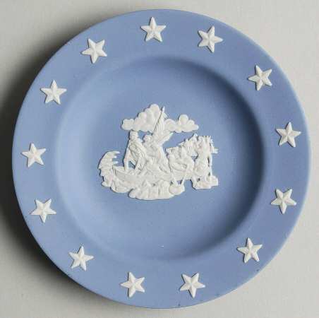Bicentennial Miniature Plate Crossing The Delaware - No Box