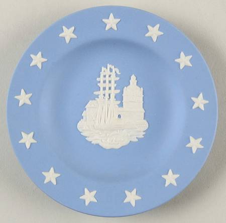Bicentennial Miniature Plate Boston Tea Party - No Box