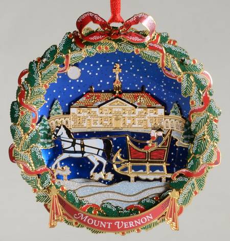 Mount Vernon Annual Christmas Ornament Sleighride At Mount Vernon - No Box