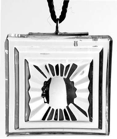 Waterford Jewelry Square Jewel Pendant - No Box