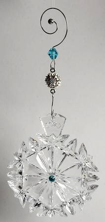 Snowflake Wishes Happiness-Aqua - Boxed