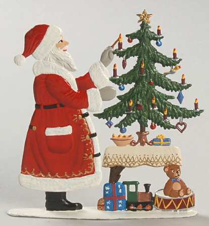 Santa Collection Santa Decorating Tree - Boxed by Wilhelm Schweizer