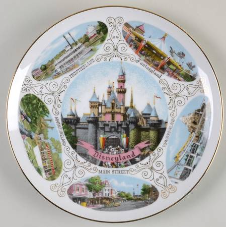 Disney Plates by Walt Disney Productions
