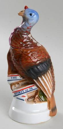 Mini-Decanters Series #1 Turkey With Flags - No Box