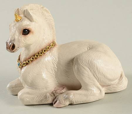 Windstone Editions Figurines Young Unicorn- Jet Black - No Box