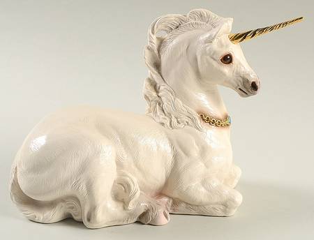 Windstone Editions Figurines Female Unicorn- Jet Black - No Box