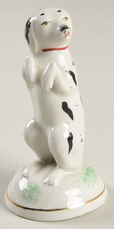 Staffordshire Spaniels Begging Dalmation-Facing Left - No Box