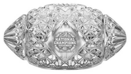 National Championship Football Alabama Crimson Tide, 4 5/8 Wide - No Box