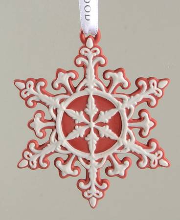 Snowflake Collection Neoclassical Snowflake-Red - Boxed
