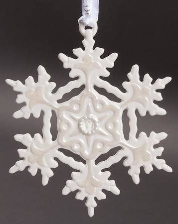 Snowflake Collection White Snowflake-Matte/Glossy - Boxed