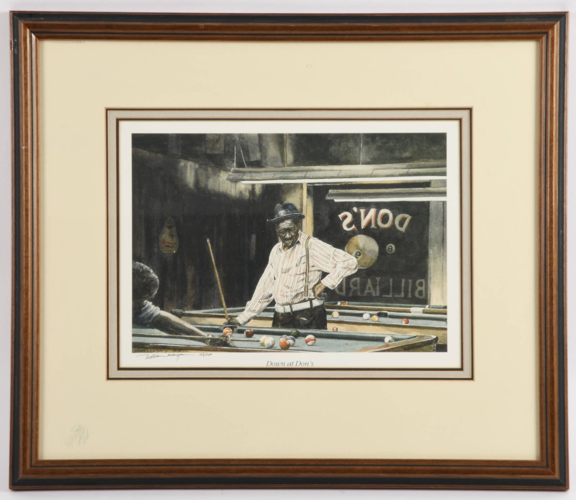 William Mangum Prints Down At Don's-Framed - No Box